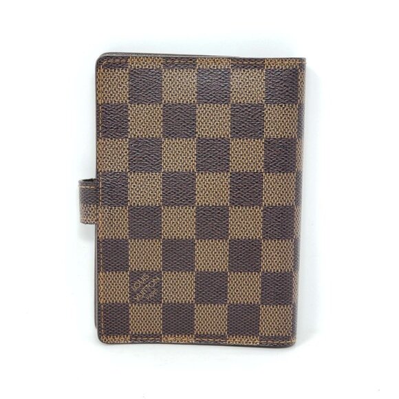 100% Authentic Louis Vuitton Agenda PM Damier Ebene Cover Case #0175 - Picture 2 of 12